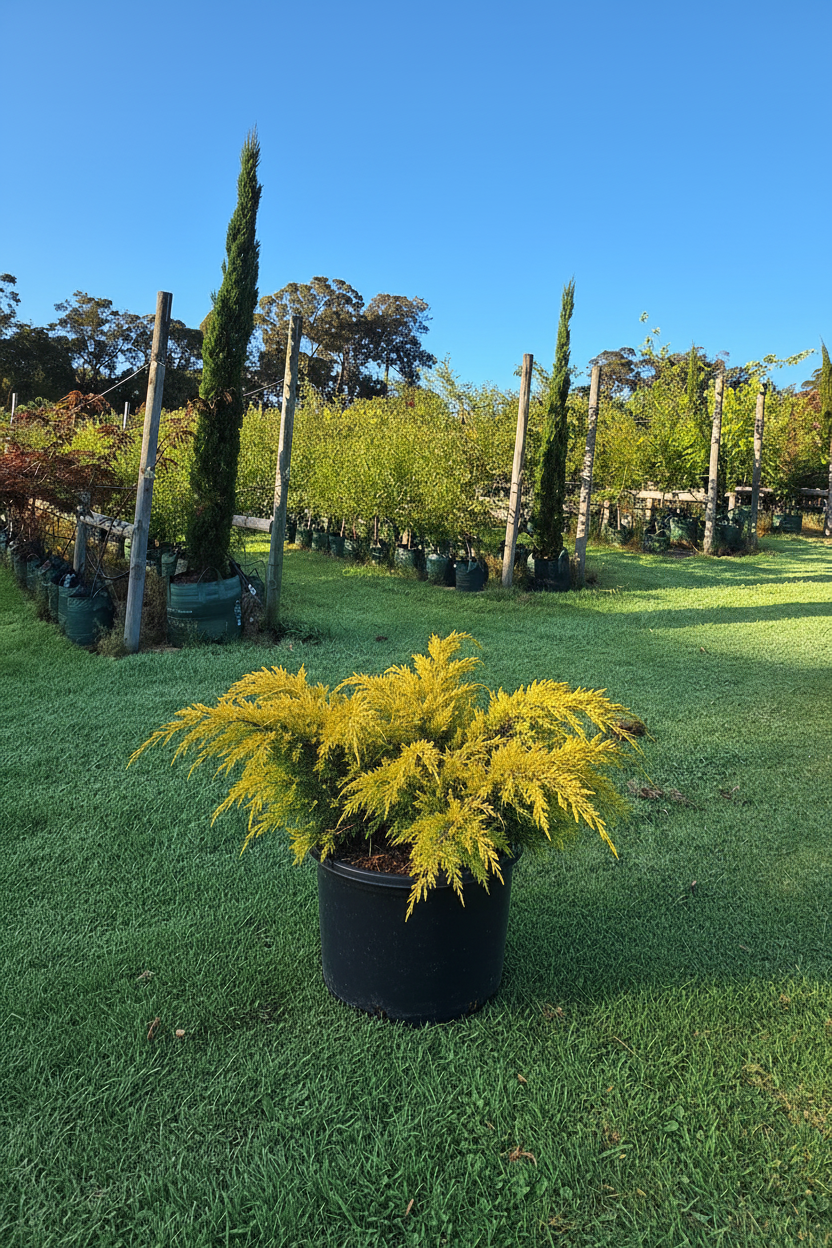 Juniperus X pfitzeriana 'Winter Gold'