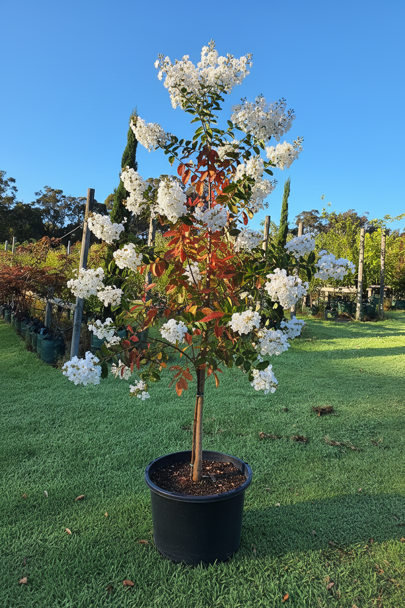Lagerstroemia indica x fauriei  'Natchez'