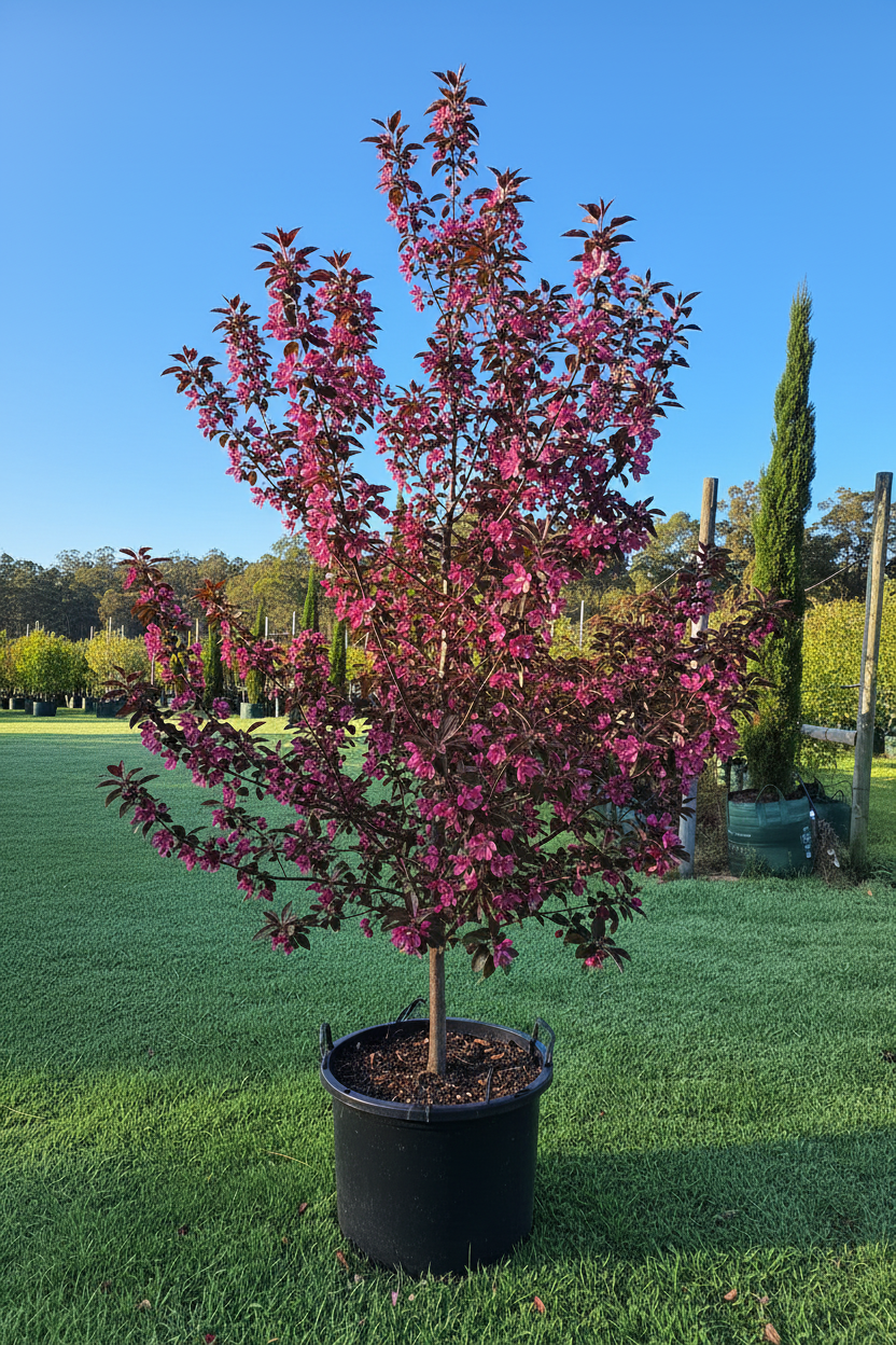 Malus transitoria 'Royal Raindrops'