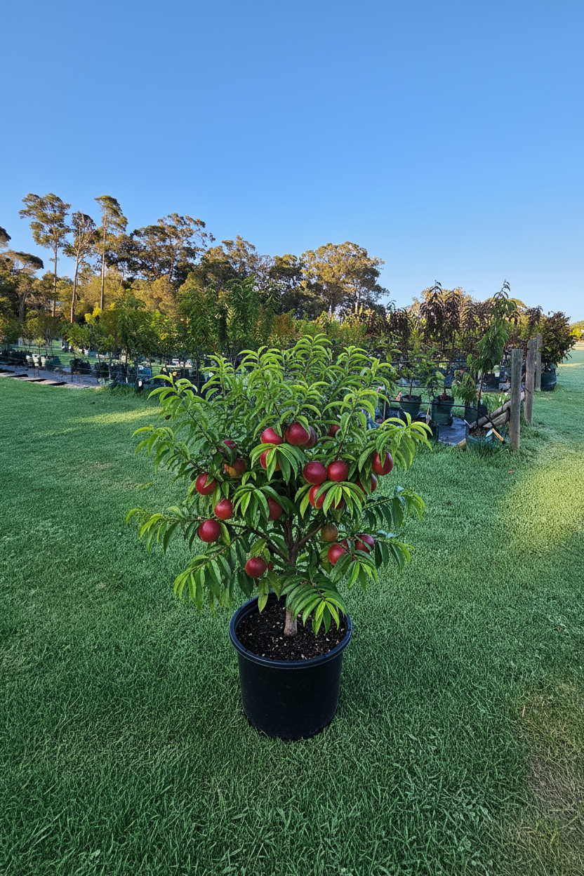 Prunus persica nucipersica - Dwarf Tuscany Nectarine