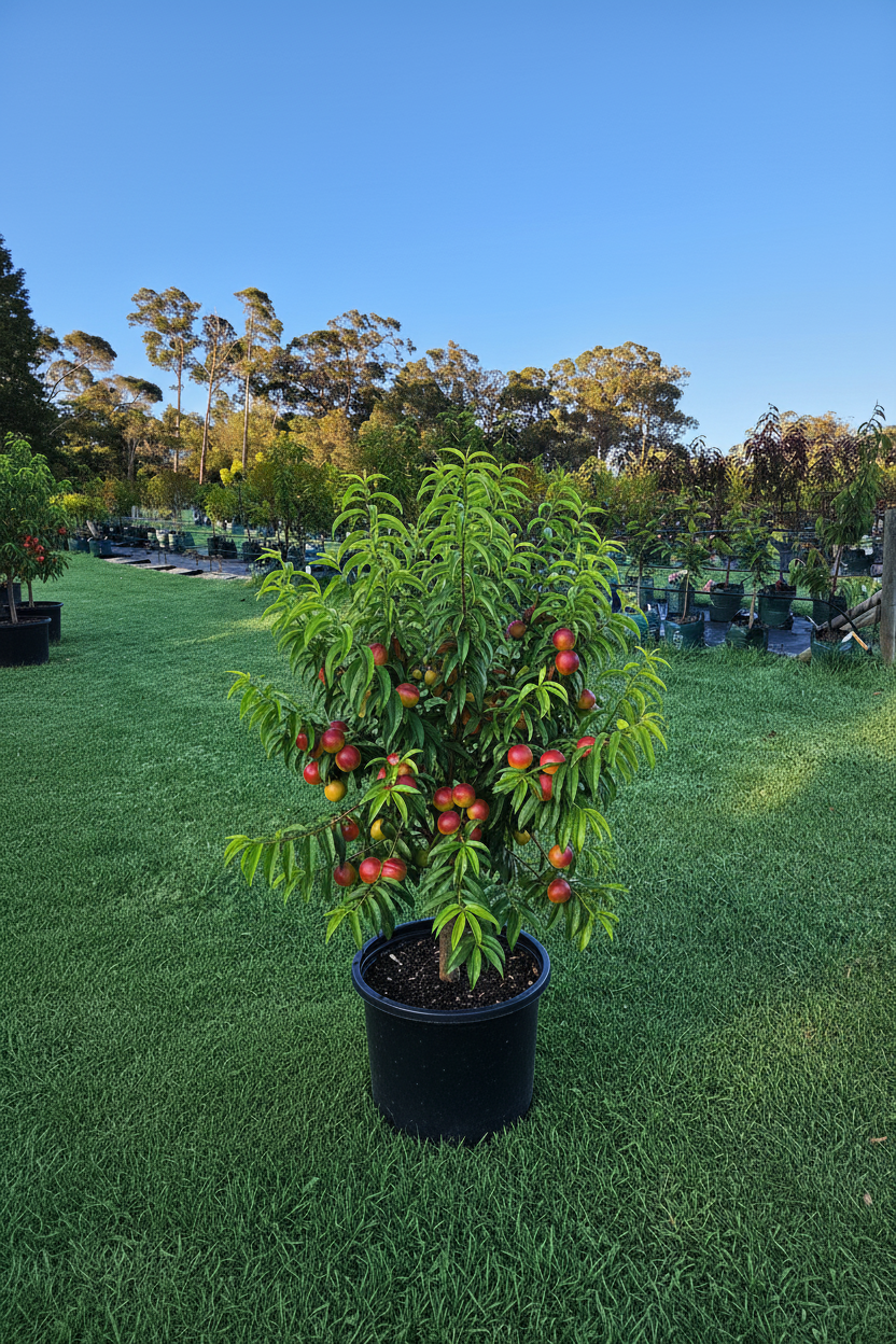 Prunus persica var. nucipersica - 'Trixzie' Nectarine