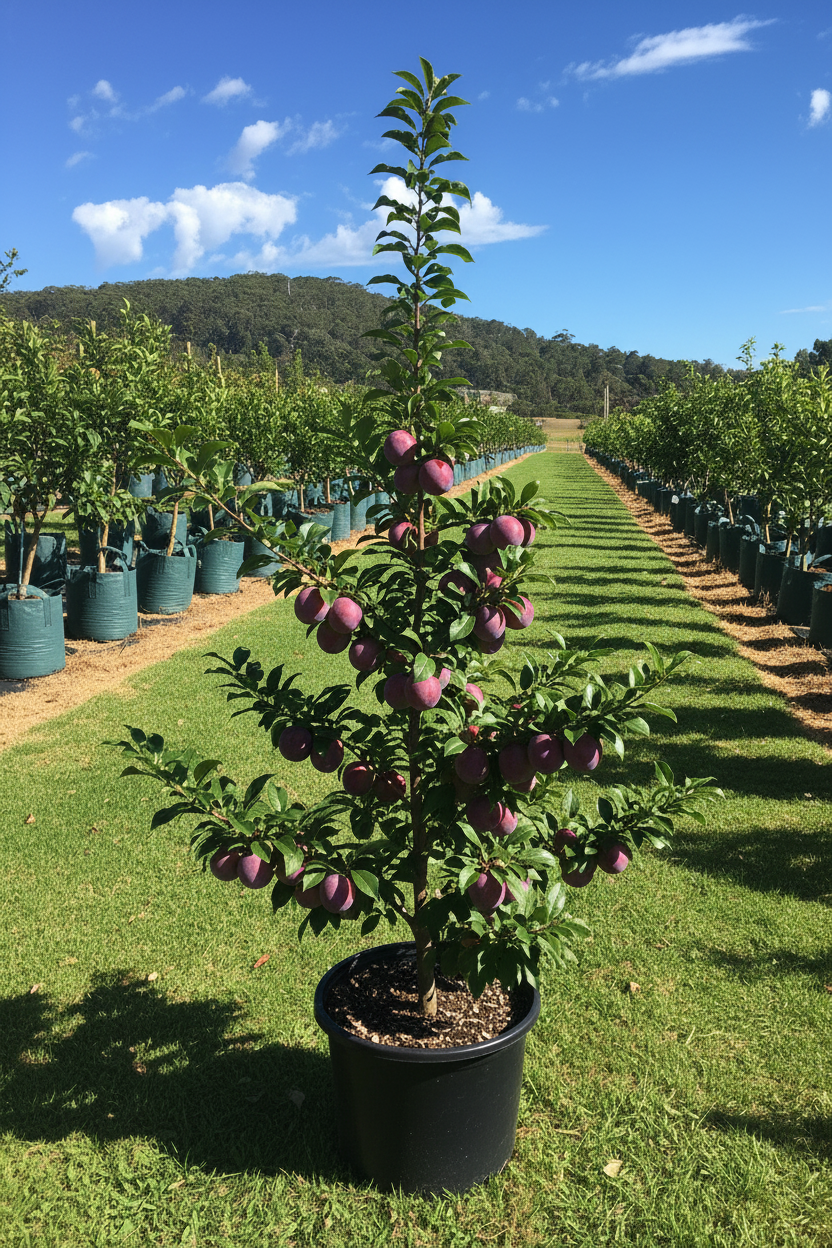 Prunus salicina 'Dwarf Satsuma'